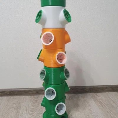 Tháp Nông Trại Thủy Canh Dạng Đứng Module (Modular Vertical Hydroponic Farm Tower)