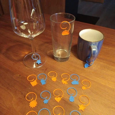 Dấu đánh dấu ly uống (Drink glass marker)