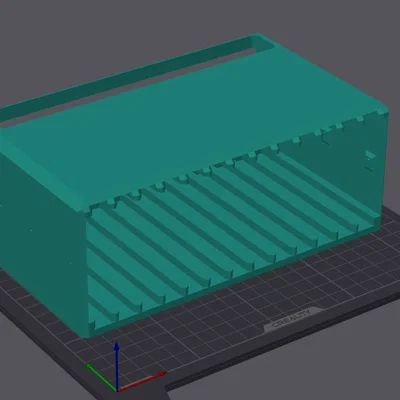 Khung vỏ NAS 13 khay đựng ổ cứng 2.5 inch tự in 3D
