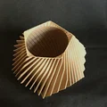 Chậu hoa/cây Dodecahedron – Sọc chéo (POT DE FLEURS - PLANTES DODECADRE-RAYURES OBLIQUES) - Thumbnail 3
