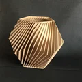 Chậu hoa/cây Dodecahedron – Sọc chéo (POT DE FLEURS - PLANTES DODECADRE-RAYURES OBLIQUES) - Thumbnail 5