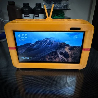 Vỏ Bọc TV Cổ Điển Cho Echo Show 5 2nd Gen (Vintage TV Case)