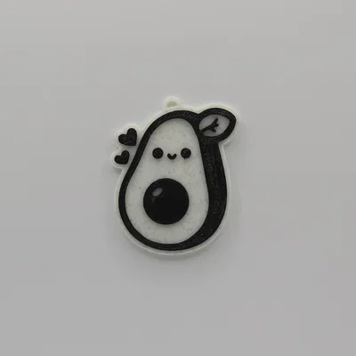 Móc khóa bơ dễ thương (Cute Avocado Keychain) - Dự án in 3D đơn giản