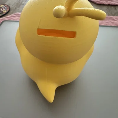 Mô hình heo đất Psyduck Pokemon in 3D dễ thương có nắp đậy