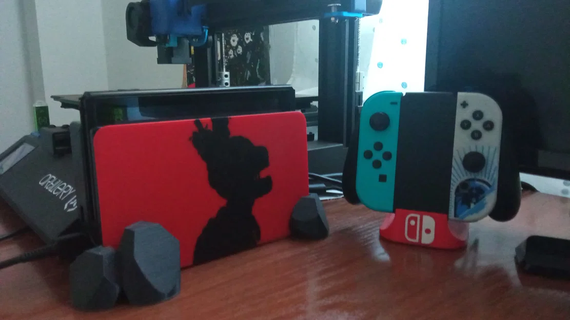 Ốp trang trí Dock Nintendo Switch phong cách Springtrap FNAF - Image 1