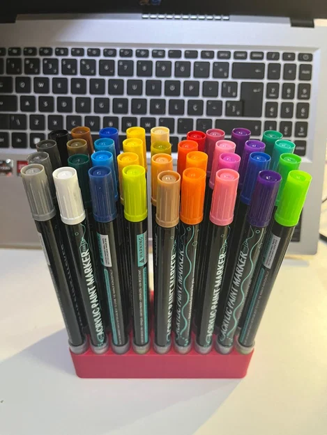 Khay đựng bút Acrylic Marker 36 ngăn in 3D gọn gàng - Image 1
