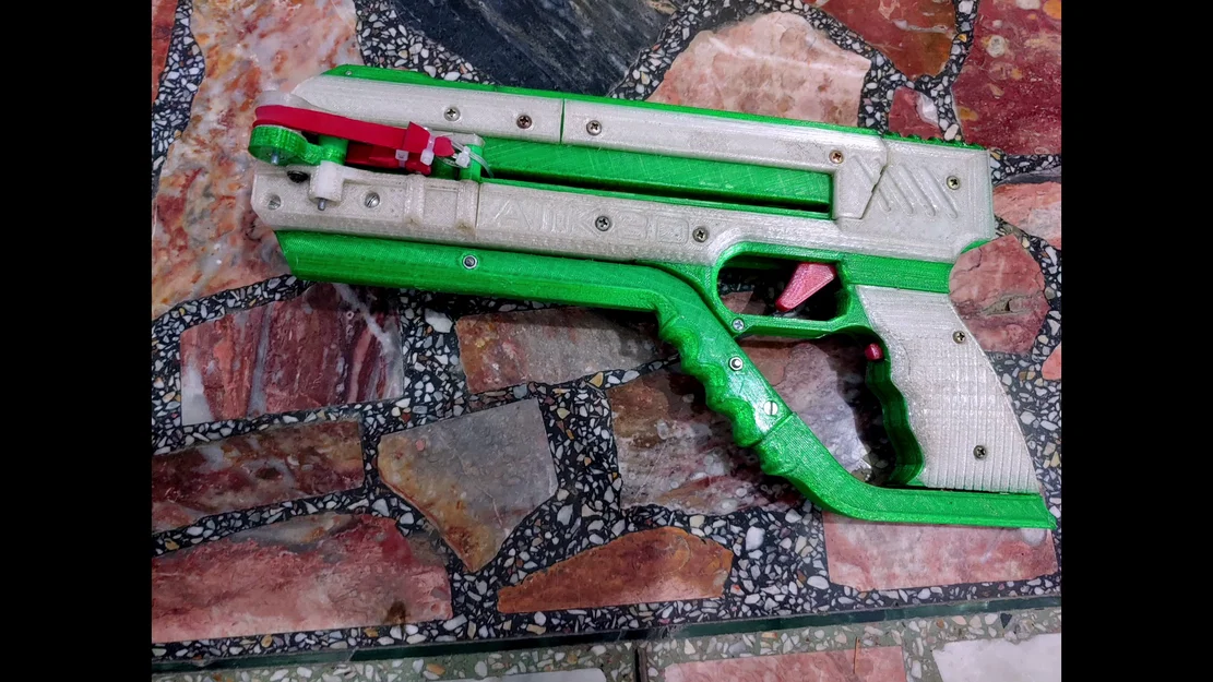 Súng bắn thun 3D (UPGRADING SLINGSHOT GUN V2) - Mô hình cải tiến - Image 1