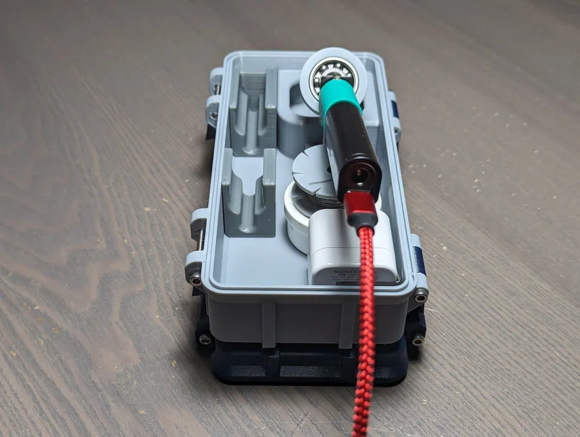 Hộp đựng mỏ hàn Pinecil Pine64 gọn bàn, kèm tuỳ chọn ngăn sắp xếp - Image 4