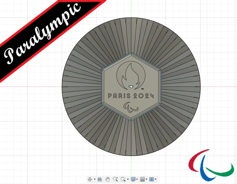 Huy chương Paris 2024 (Olympic & Paralympic) - Medal of Paris 2024 Games - Image 2