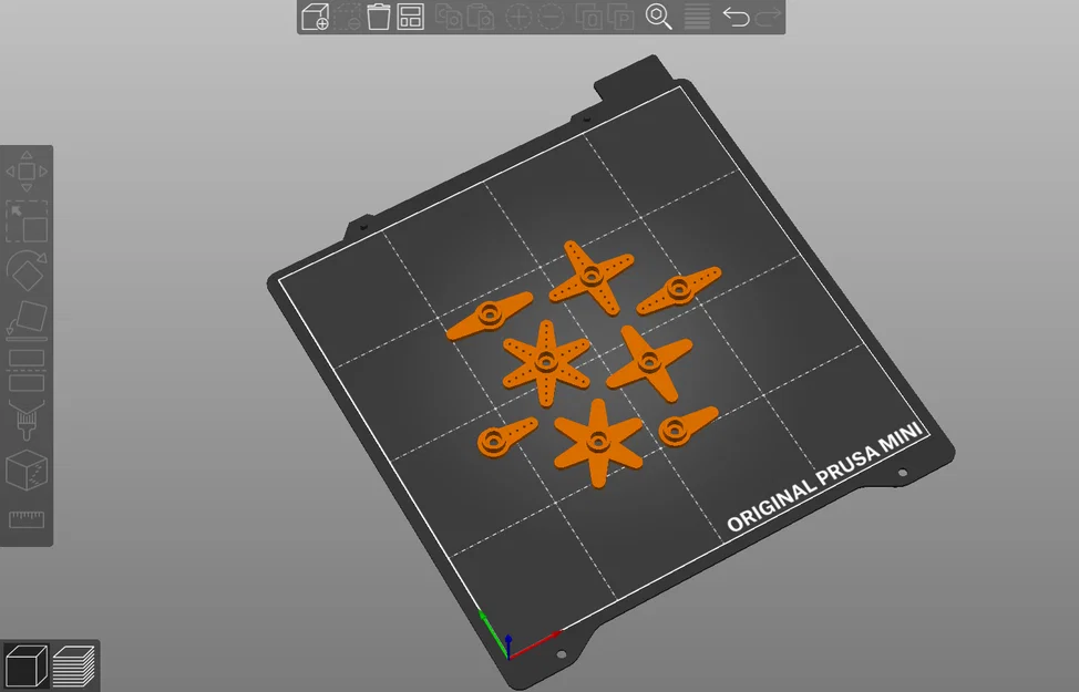 Bộ cánh tay đòn (Servo Arm) 3D in cho động cơ MG995 nhiều kiểu dáng - Image 1