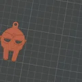 Móc khóa mặt nạ MF DOOM (MF DOOM mask keychain) - Thumbnail 2