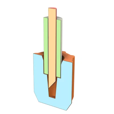 Nắp ống PTFE kèm khóa giữ filament