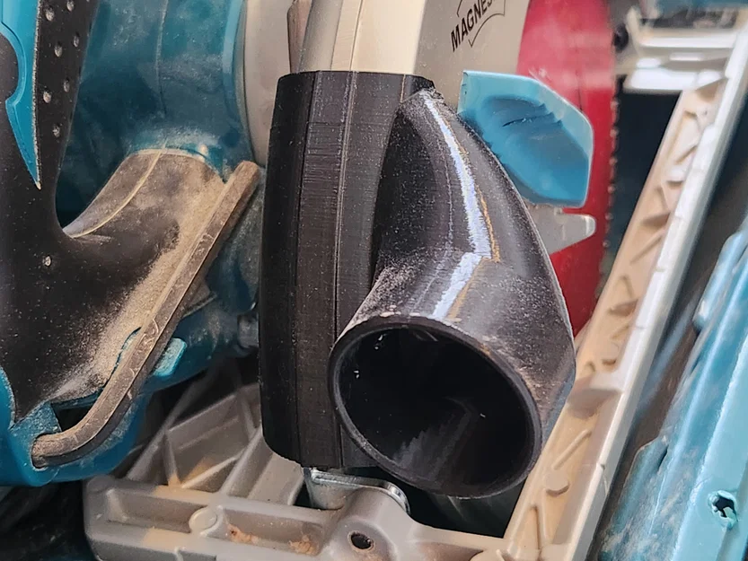 Adapter cổng hút bụi cho cưa đĩa Makita 5007MG (gắn vacuum) - Image 2