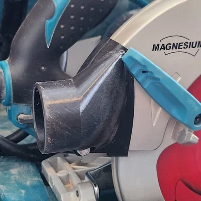 Adapter cổng hút bụi cho cưa đĩa Makita 5007MG (gắn vacuum)