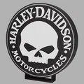 LightBox - Harley Davidson Skull - Thumbnail 1