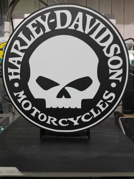 LightBox - Harley Davidson Skull - Image 2