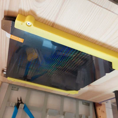 Kệ/Ngăn chứa build plate xếp chồng, gắn dưới bàn/kệ (Creality/Prusa/Bambu…)