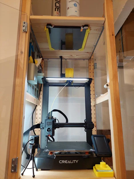 Kệ/Ngăn chứa build plate xếp chồng, gắn dưới bàn/kệ (Creality/Prusa/Bambu…) - Image 4
