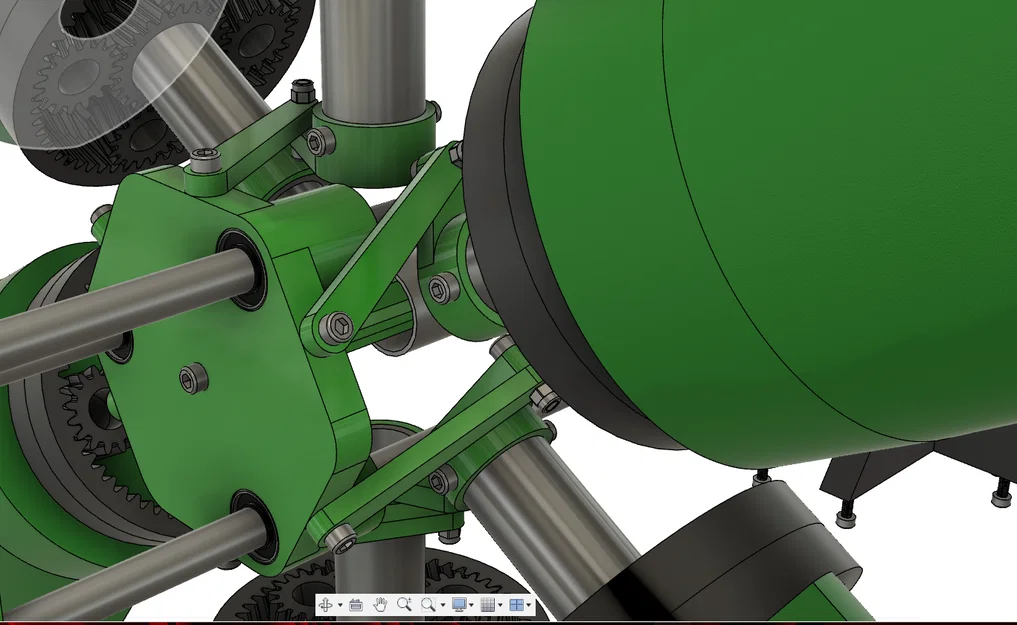 Tua-bin gió 6 cánh variable pitch tham số (2,7m) – kèm STEP files - Image 10
