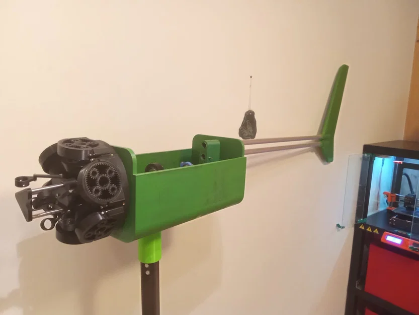 Tua-bin gió 6 cánh variable pitch tham số (2,7m) – kèm STEP files - Image 12