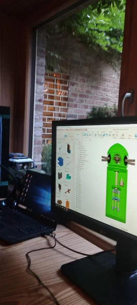 Tua-bin gió 6 cánh variable pitch tham số (2,7m) – kèm STEP files - Image 21