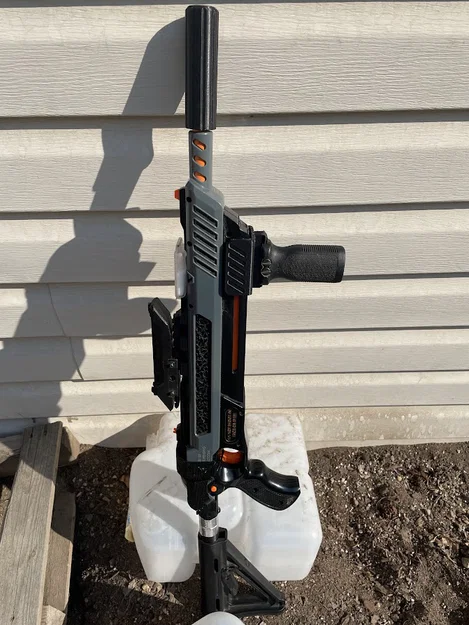 Tay Bơm Có Rail (Railed Pump Grip) cho Bug-a-Salt Gun - Image 1