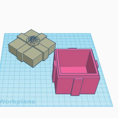 Hộp quà (Present box) – file STL in 3D