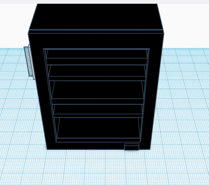 Mini fridge – Mẫu STL in 3D dễ tùy biến - Image 1