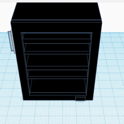 Mini fridge – Mẫu STL in 3D dễ tùy biến