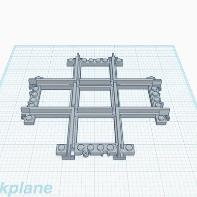 Ngã giao đường ray tàu LEGO (Lego train track intersection)