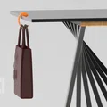 Móc treo túi xách gắn cạnh bàn tiện lợi (Bag Table Hook) - Thumbnail 2