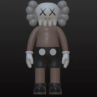 Mô hình nhân vật Kaws nghệ thuật - File in 3D cực chất