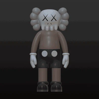 Mô hình nhân vật Kaws nghệ thuật - File in 3D cực chất