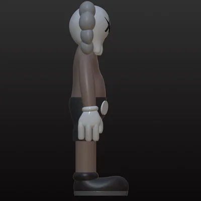 Mô hình nhân vật Kaws nghệ thuật - File in 3D cực chất