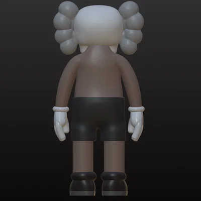 Mô hình nhân vật Kaws nghệ thuật - File in 3D cực chất