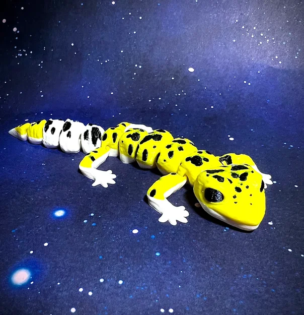 Flexi Leopard Gecko (Tắc kè da báo) – mẫu flexi siêu dễ thương - Image 1