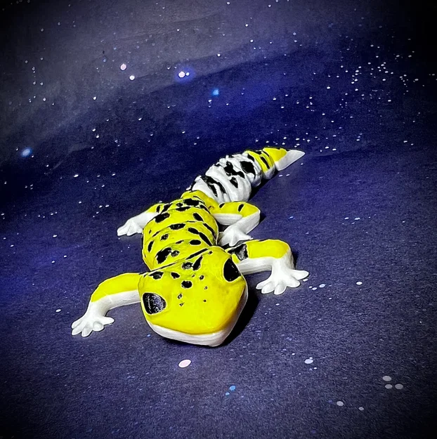 Flexi Leopard Gecko (Tắc kè da báo) – mẫu flexi siêu dễ thương - Image 2