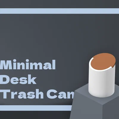 Thùng rác mini để bàn tối giản (Minimal Desk Trash Can)