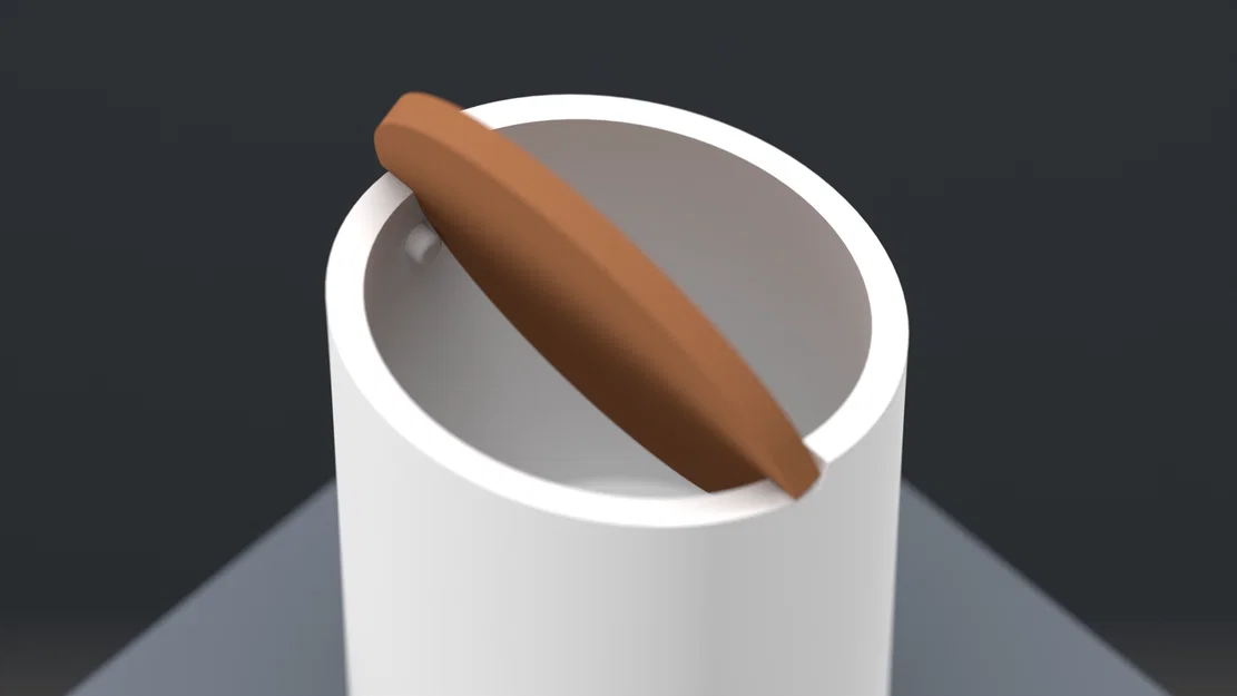 Thùng rác mini để bàn tối giản (Minimal Desk Trash Can) - Image 2