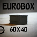 Mô hình thùng nhựa công nghiệp Eurobox 60x40x32 tỉ lệ 1:10 - Thumbnail 1