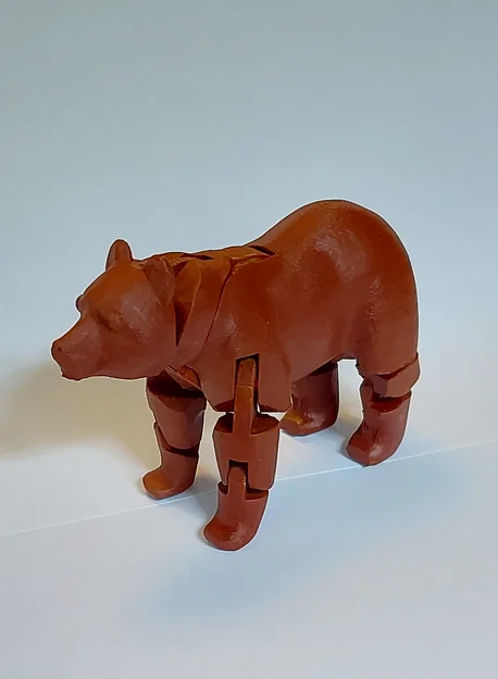 Gấu Articulated (Print-in-Place) – 10 Khớp, Không Cần Supports - Image 2
