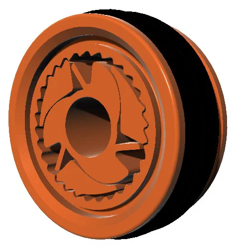 Con lăn dẫn động cho Filamentalist Rewinder - Phụ kiện in 3D - Image 1