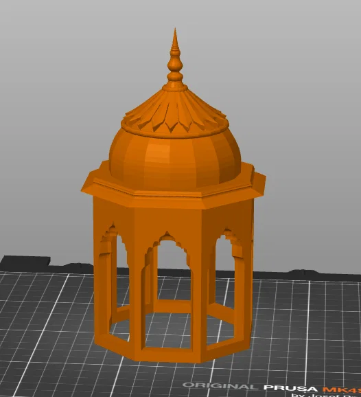 Mô hình kiến trúc tháp Hồi giáo Elegant Minaret in 3D đẹp mắt - Image 2