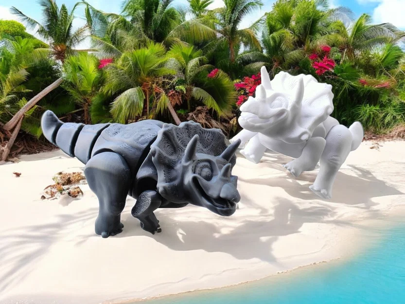 Happy Flexi Triceratops – Khủng Long Dẻo Vui Nhộn - Image 3