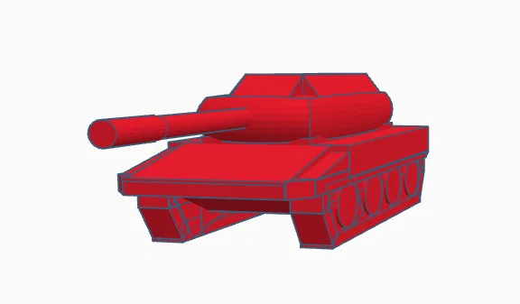 Mô hình xe tăng 3D đơn giản, dễ in tại nhà - Image 1