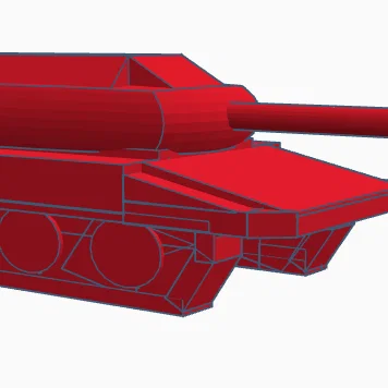 Mô hình xe tăng 3D đơn giản, dễ in tại nhà