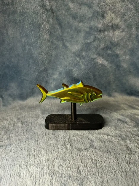 Mô hình chú cá trang trí 3D để bàn độc đáo - Image 3