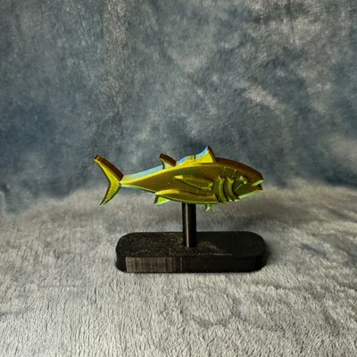 Mô hình chú cá trang trí 3D để bàn độc đáo