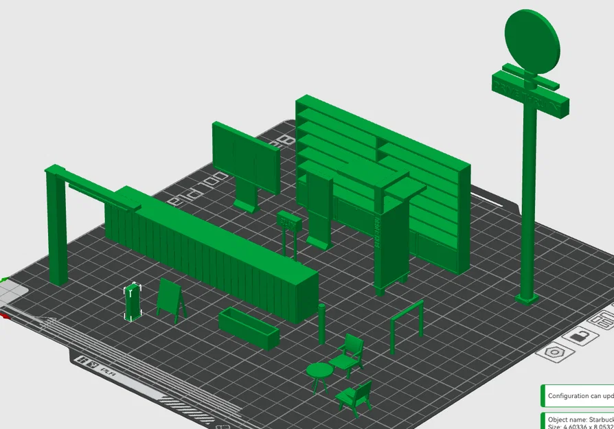 Phụ kiện diorama Starbucks - Image 1