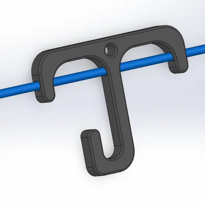 Der Camping Haken / The camping hook (Móc camping đa năng)